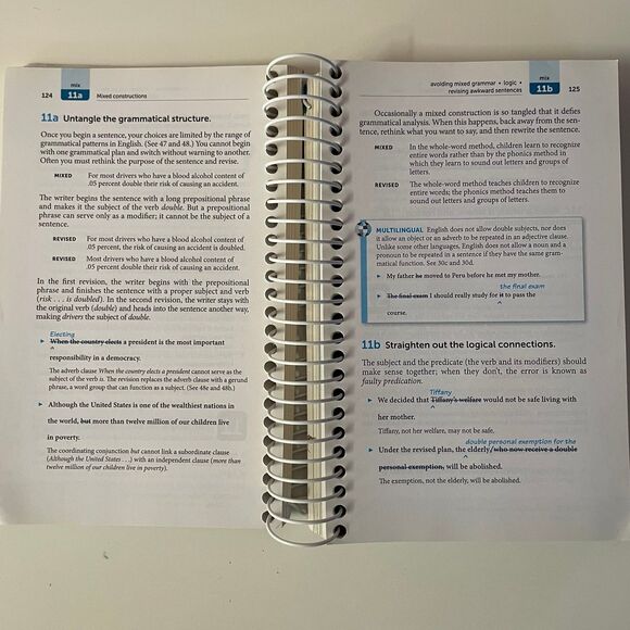 Rules for Writers 7th Edition Spiral Bound Paperback Book Hacker/Sommers GUC - Picture 7 of 9